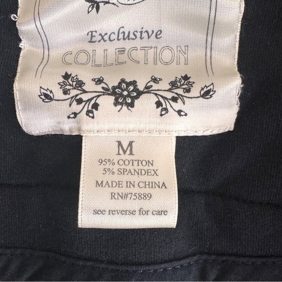 Nick and Mo Anthropologie Black V Neck Long Sleeve Knit Jacket Womens Size M - Picture 12 of 13